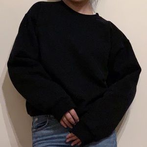 brandy melville black crewneck